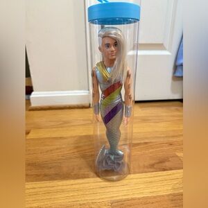 Barbie Color Reveal Merman Doll, specifically the Silver Merman from Wave9